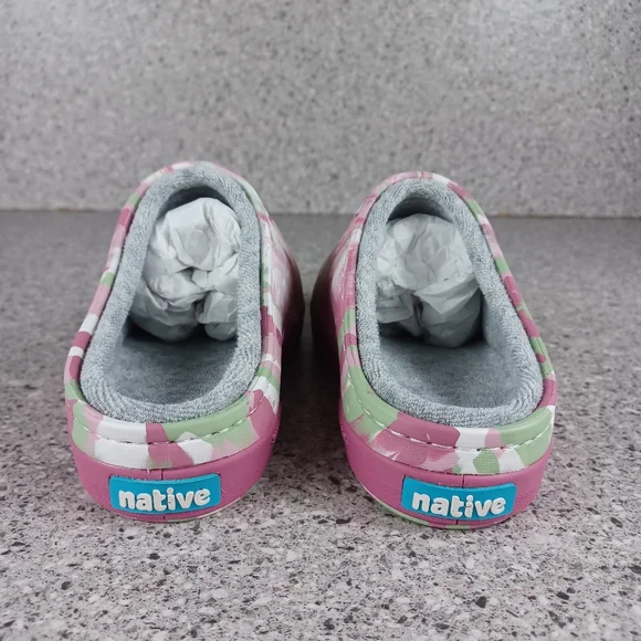 NATIVE Shoes Pink Kids Toddler Jefferson French Terry Slip-On Shoes - Picture 8 of 11